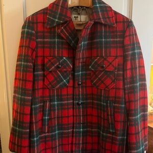 Men's Lakeland Lumberjack Plaid Shearling Lined Coat
